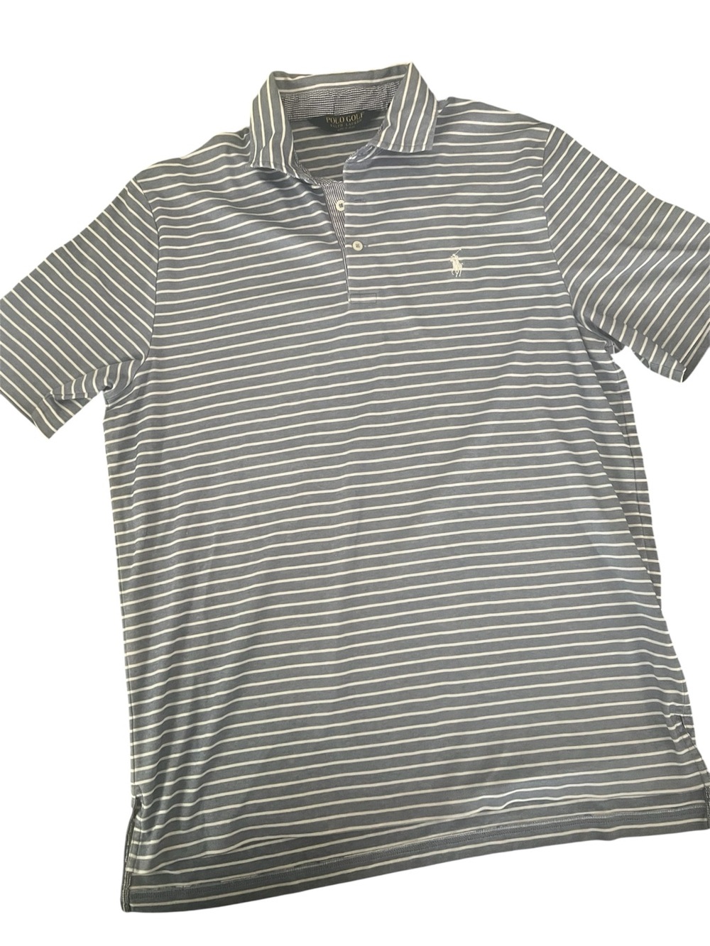 Polo by Ralph Lauren L Men’s blue & White Stripe Polo Shirt